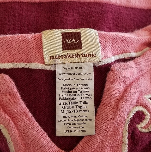 Tea Collection Marrakech Tunic Sweater 12-18m - Picture 3 of 3